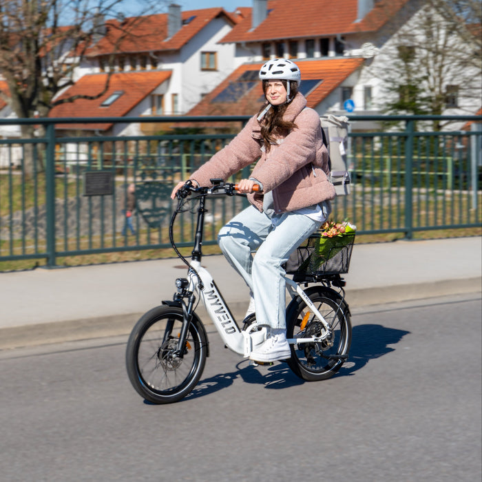 rio elektro-klapprad Vélo électrique pliant MYVELO Berlin, modèle à cadre ouvert, commandez en ligne — myvelo.de